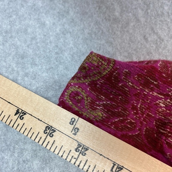 Avenue Light Weight Cardigan Sweater Red, Pink And Gold Size 26/28 - Picture 7 of 7